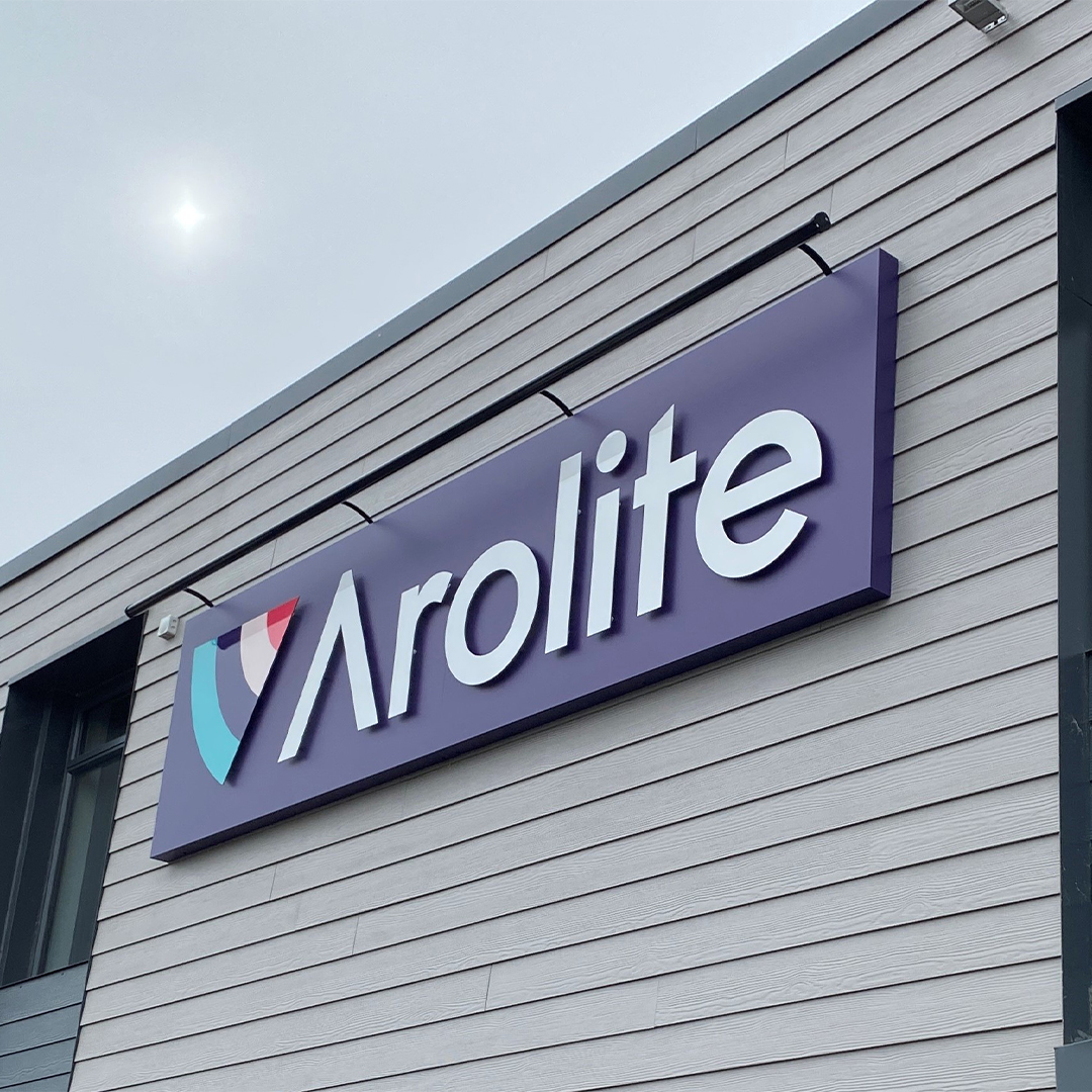 Sign Cut Letters on Cladding
